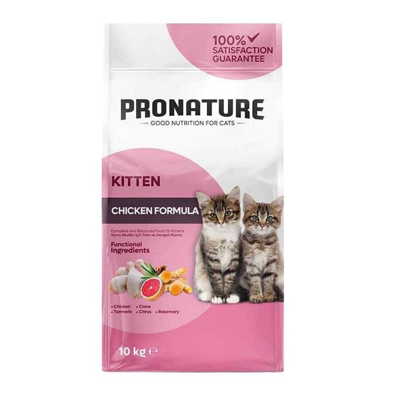 Pronature Tavuklu Yavru Kedi Maması 10kg