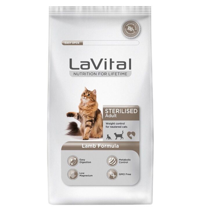 Lavital Kuzulu Kısırlaştırılmış Kedi Maması 12kg