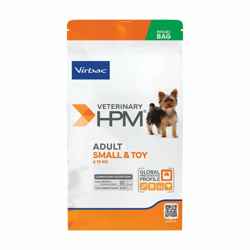 Virbac HPM Dog Adult Small & Toy 3kg