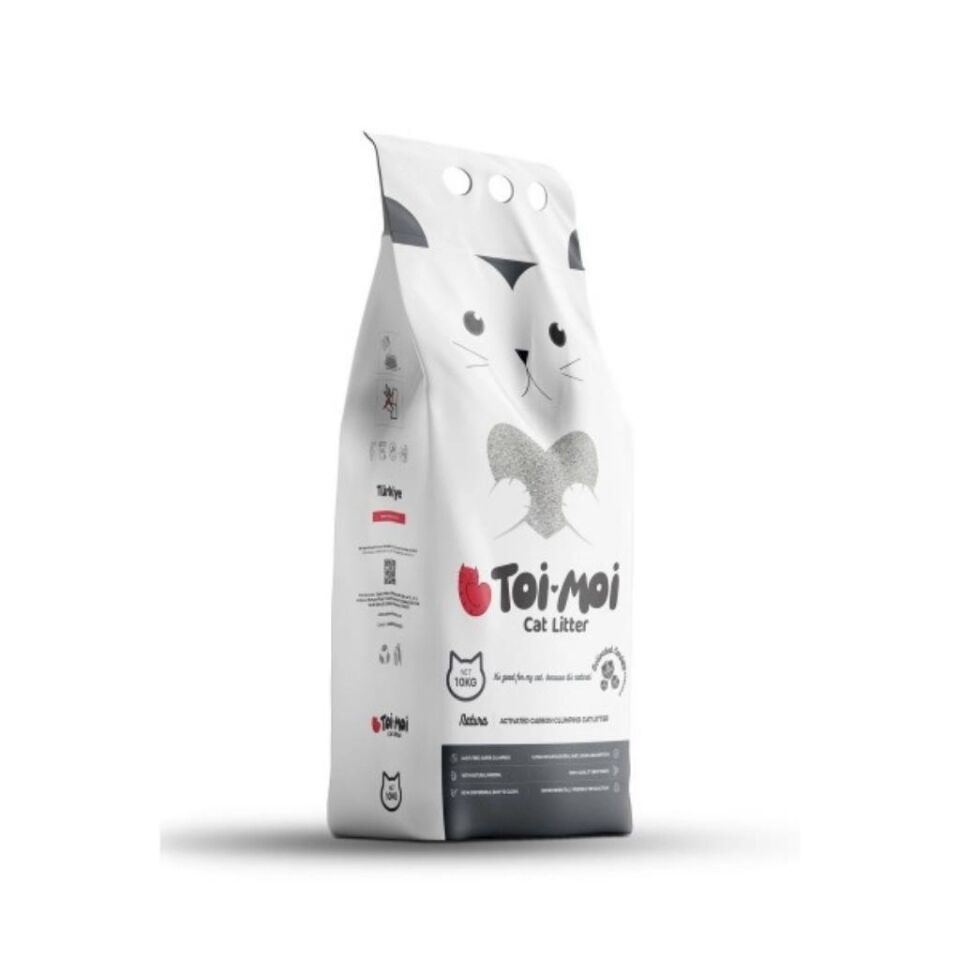 Toi Moi Aktif Karbonlu Kedi Kumu 10Kg