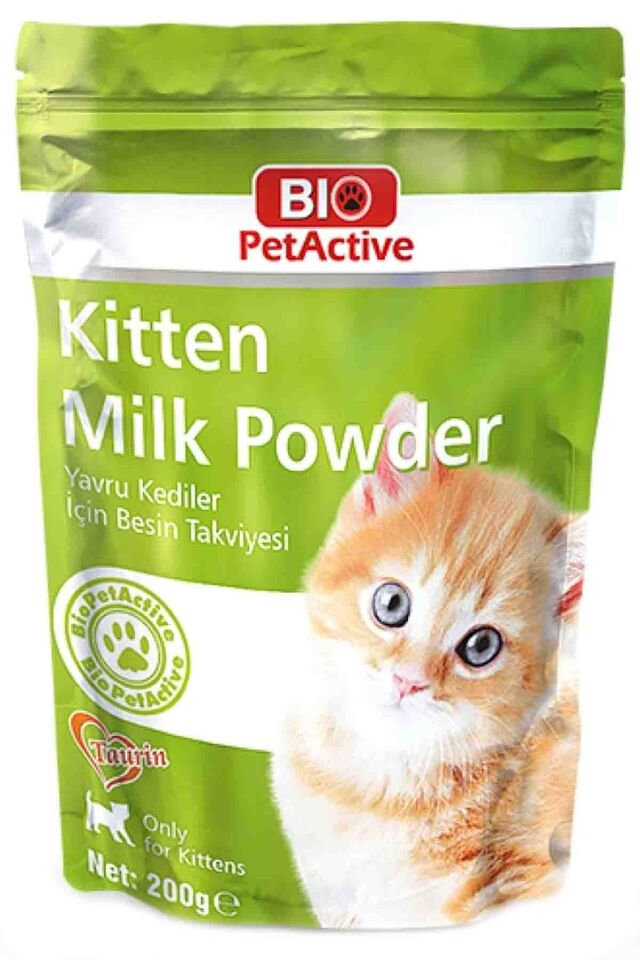 Pet Active Yavru Kediler için Besin Takviyesi ve Yavru Süt Tozu 200gr
