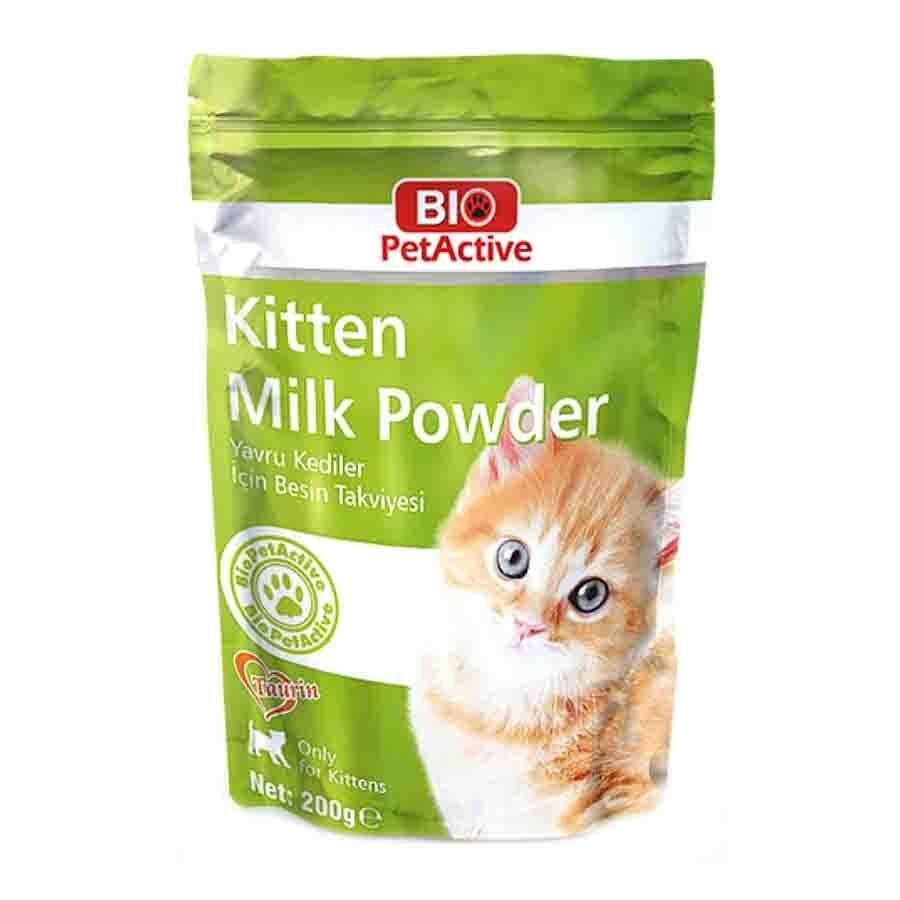 Bio Pet Active Yavru Kediler için Besin Takviyesi ve Yavru Süt Tozu 200gr
