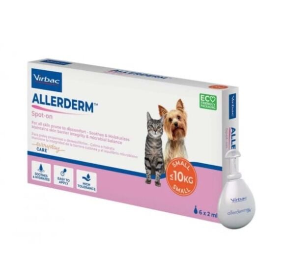Virbac Allerderm Damlatma Çözeltisi 6x2 ml Kedi ve Köpek
